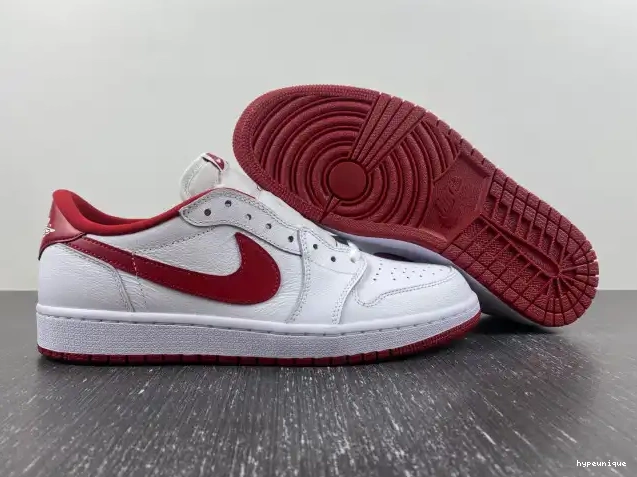 HYPE Low Red Jordan Varsity 1 705329-101 White Retro 0518